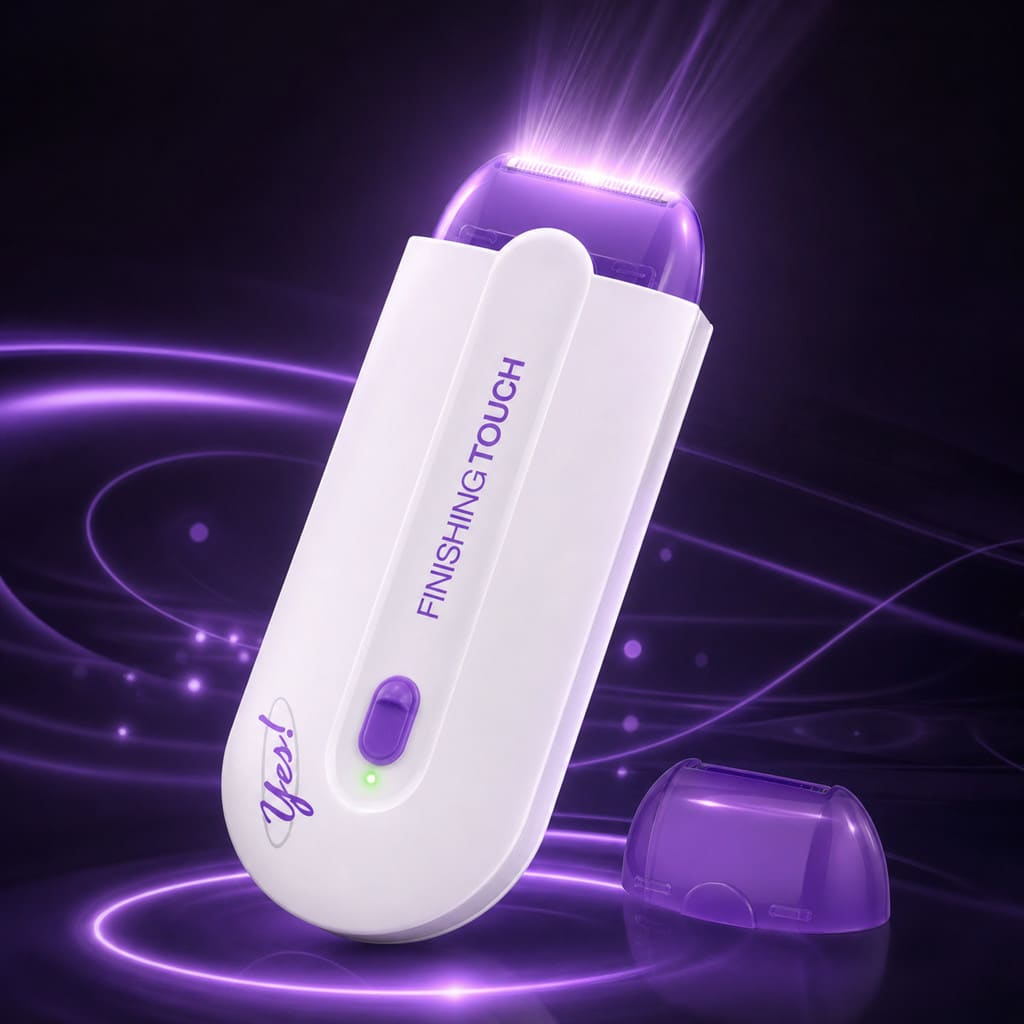 Depilador Elétrico Feminino Recarregável USB Sem Dor Portátil Finishing Touch